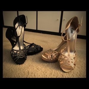 Fioni Night Masquerade Embellished Sandals